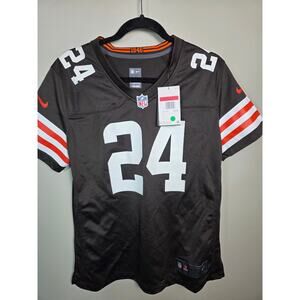 NWT Nike Nick Chubb Cleveland Browns #24 Women's Large Jersey Brown NFL 1946